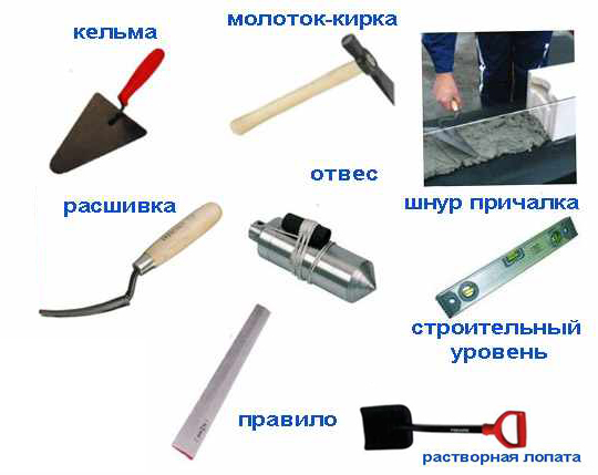 Инструменты для строительства бани из пеноблоков
