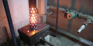 Котел на отработке своими руками