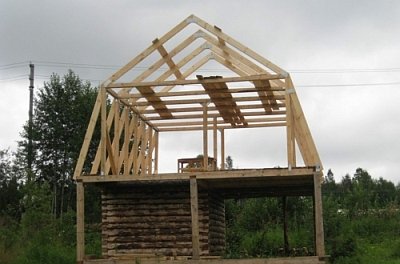 Строительство ломаной крыши