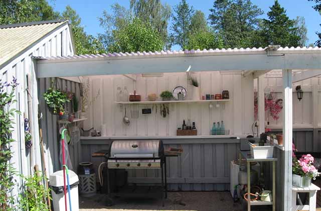 летняя кухня на даче