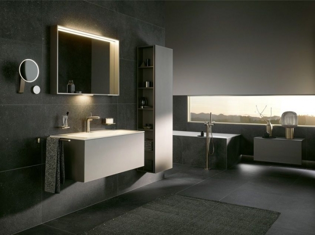 ЛЭД-подсветка в интерьере ванной комнаты
